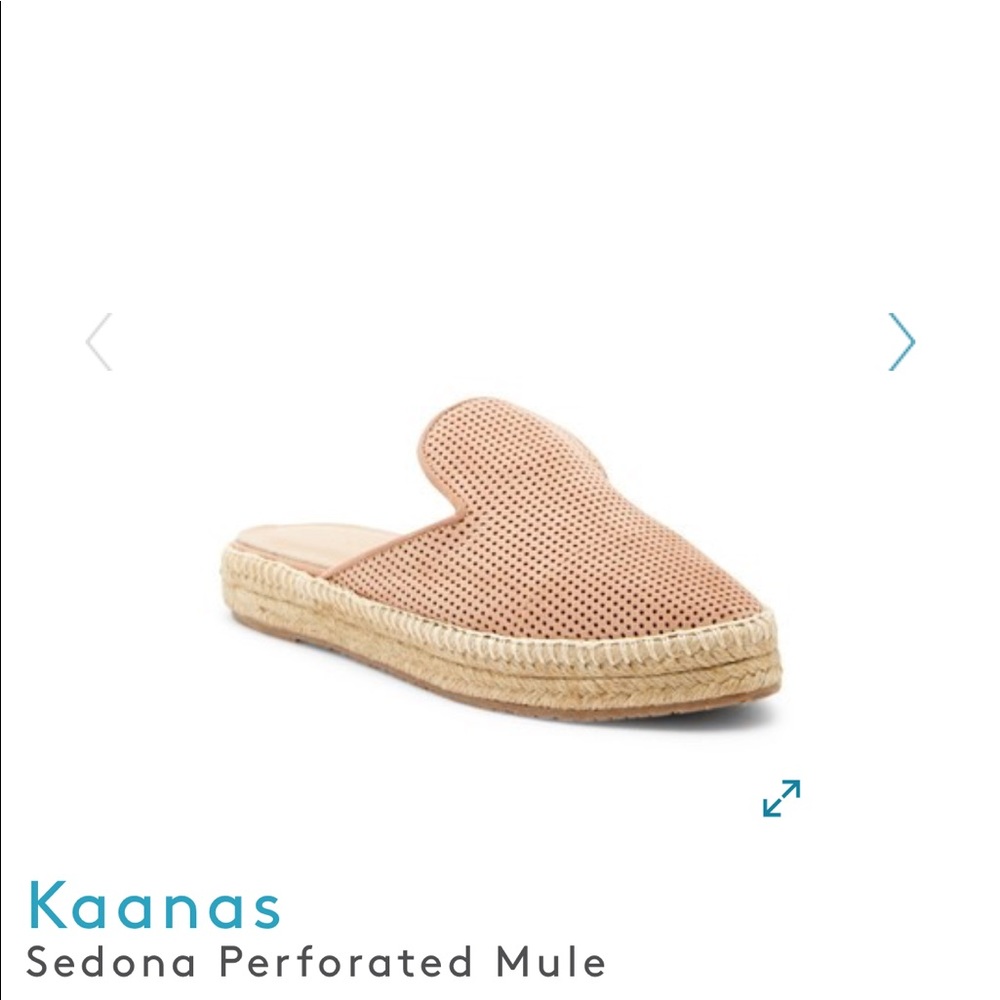 Kaanas perforated mules